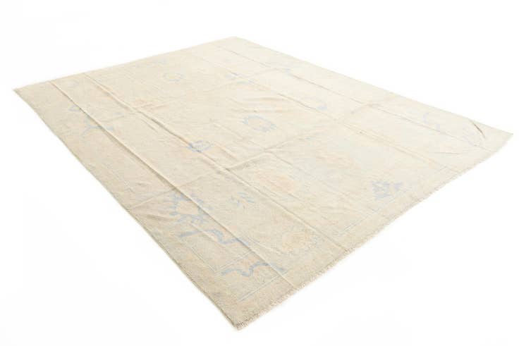 Detail image of 8' 9 x 11' 1 Hand Knotted Oushak Wool Rug
