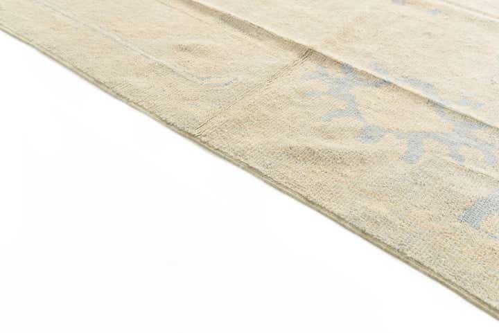 8' 9 x 11' 1 Hand Knotted Oushak Wool Rug