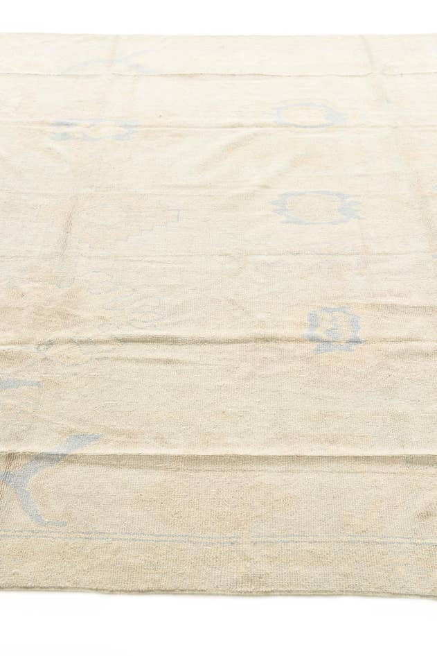 Detail image of 8' 9 x 11' 1 Hand Knotted Oushak Wool Rug