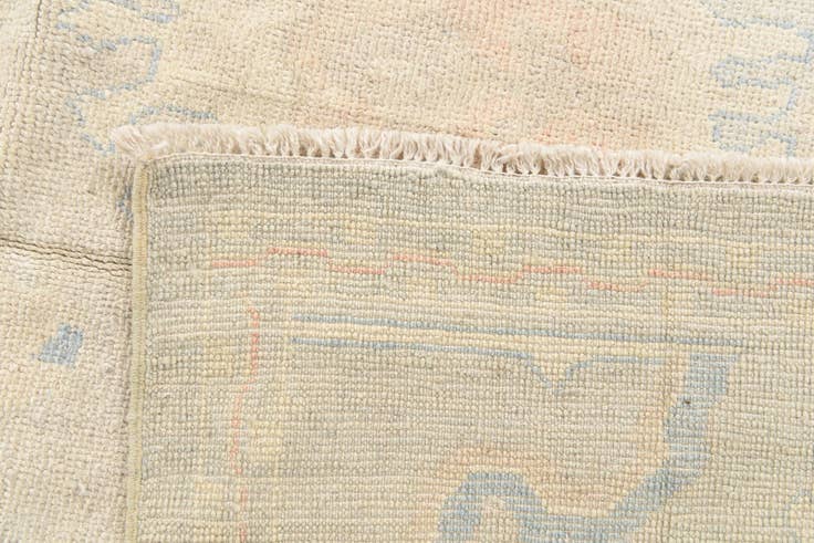 Detail image of 8' 9 x 11' 1 Hand Knotted Oushak Wool Rug