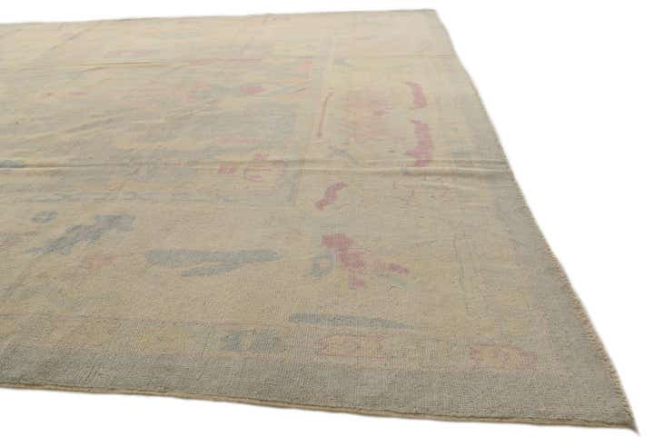 10' 3 x 13' 4 Hand Knotted Oushak Wool Rug