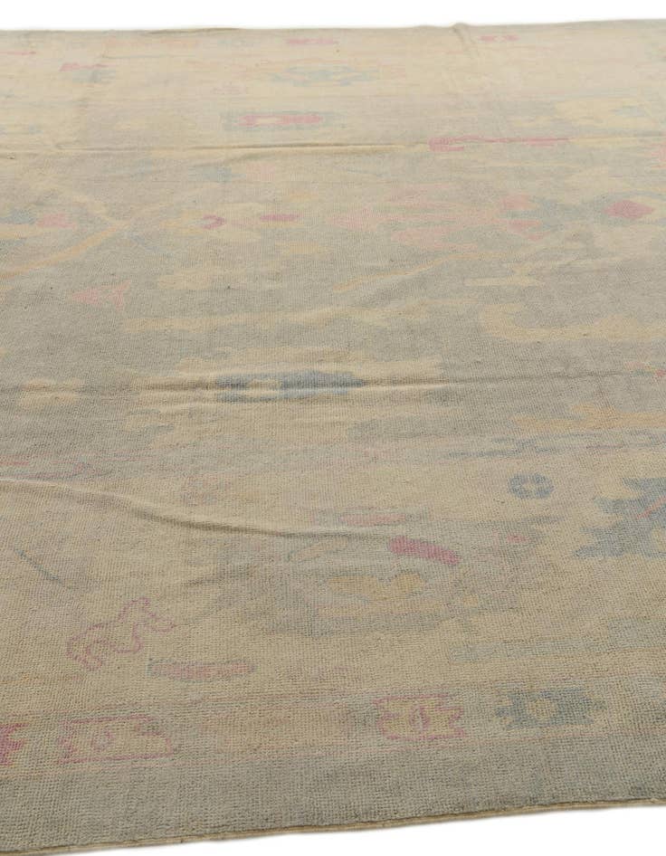 Detail image of 10' 3 x 13' 4  Hand Knotted Oushak Wool Rug