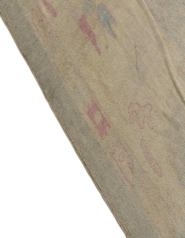 Detail image of 10' 3 x 13' 4  Hand Knotted Oushak Wool Rug