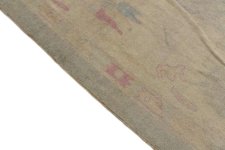 10' 3 x 13' 4 Hand Knotted Oushak Wool Rug