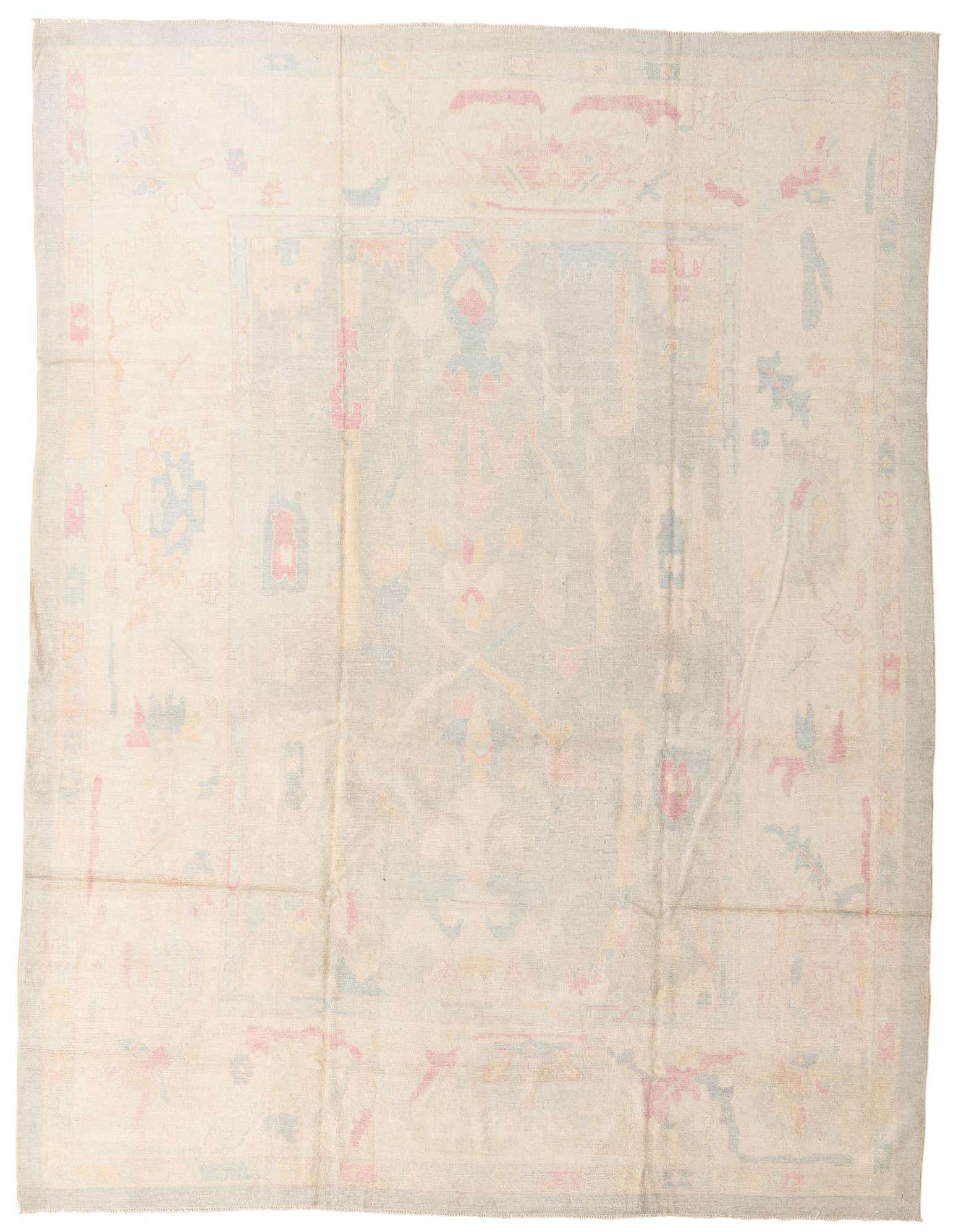 10' 3 x 13' 4 Hand Knotted Oushak Wool Rug