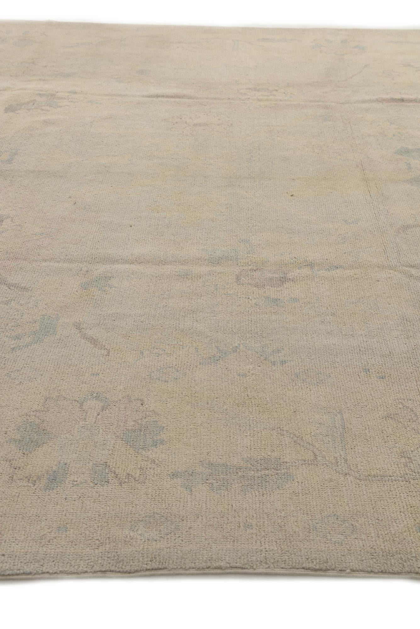 300cm x 415cm anudado a mano Oushak Alfombra Lana