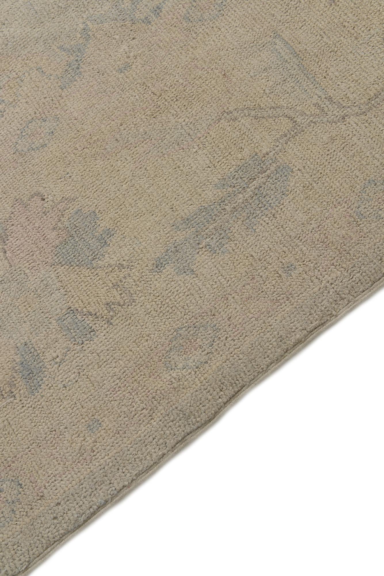 300cm x 415cm anudado a mano Oushak Alfombra Lana