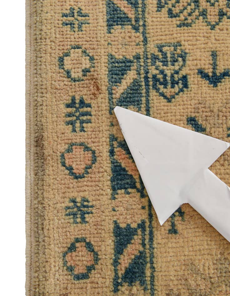 Detail image of 4' 9 x 6' 10  Hand Knotted Oushak Wool Rug