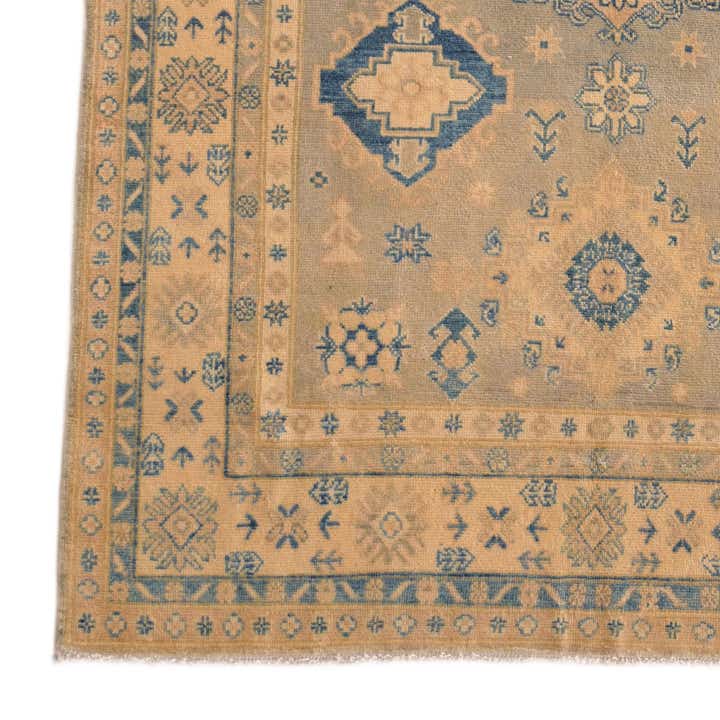 4' 9 x 6' 10 Hand Knotted Oushak Wool Rug