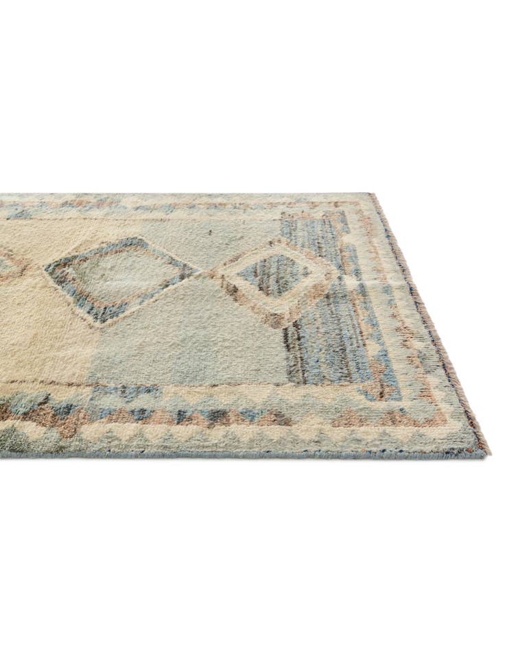 Detail image of 3' 3 x 4' 5 Hand Knotted Oushak Wool Rug