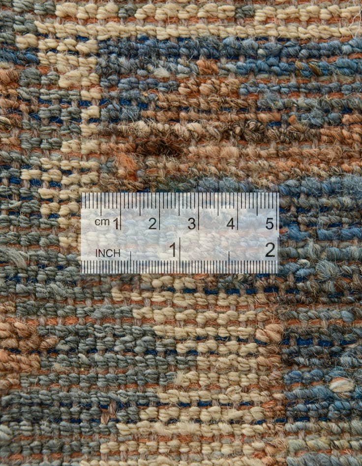Detail image of 3' 3 x 4' 5 Hand Knotted Oushak Wool Rug