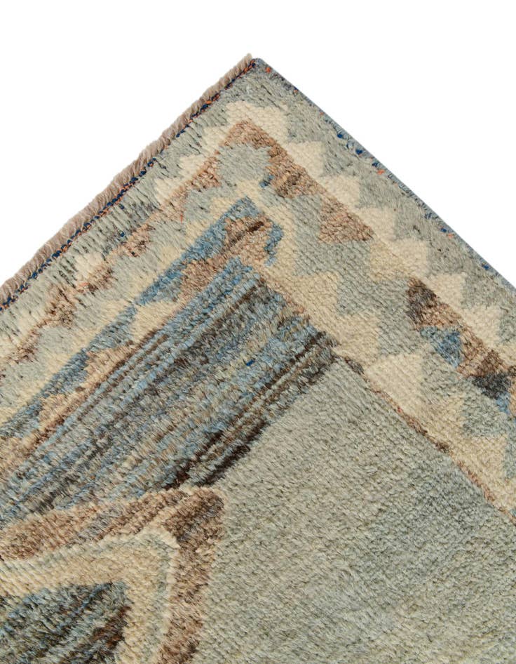 Detail image of 3' 3 x 4' 5 Hand Knotted Oushak Wool Rug