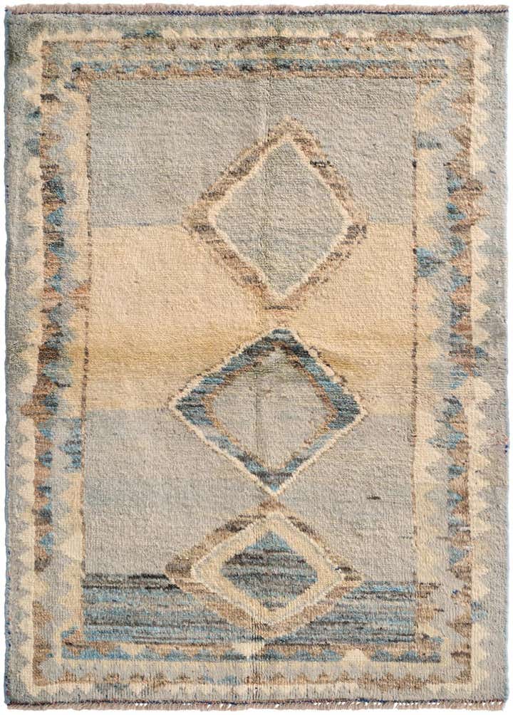 3' 3 x 4' 5 Hand Knotted Oushak Wool Rug