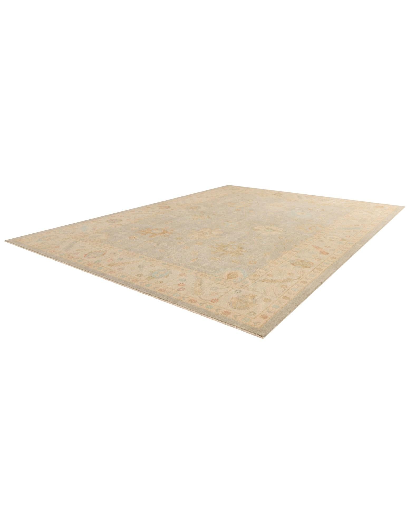 10' 4 x 13' 11 Hand Knotted Oushak Wool Rug