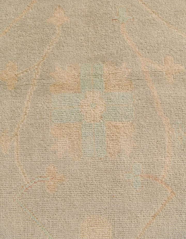 10' 4 x 13' 11 Hand Knotted Oushak Wool Rug