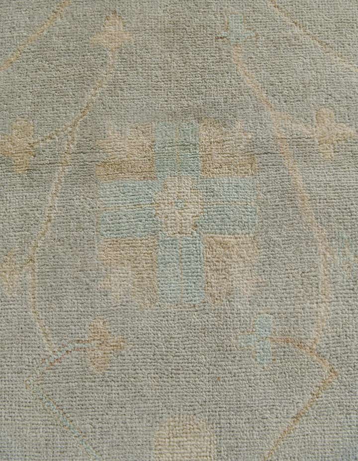 10' 4 x 13' 11 Hand Knotted Oushak Wool Rug