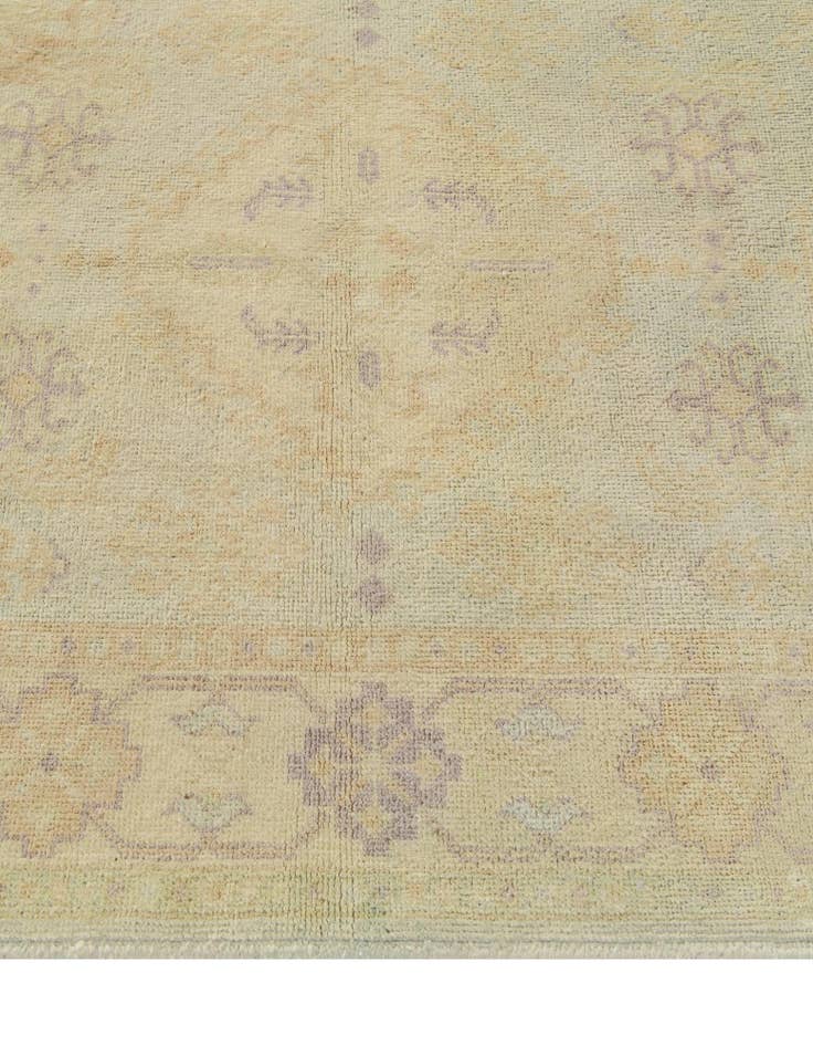 Detail image of 3' 5 x 4' 9 Hand Knotted Oushak Wool Rug