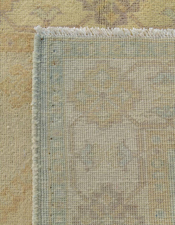 Detail image of 3' 5 x 4' 9 Hand Knotted Oushak Wool Rug