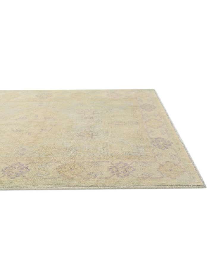 3' 5 x 4' 9 Hand Knotted Oushak Wool Rug