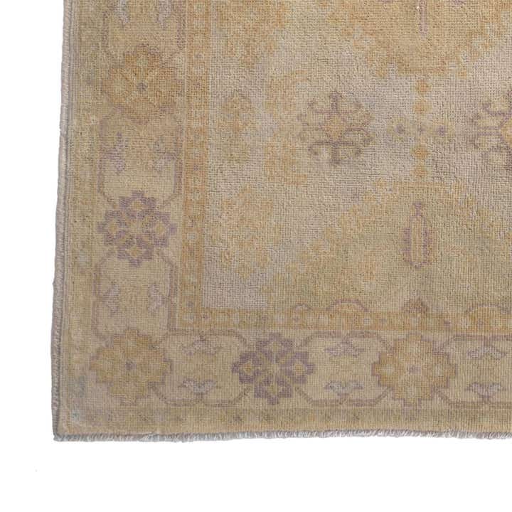 3' 5 x 4' 9 Hand Knotted Oushak Wool Rug