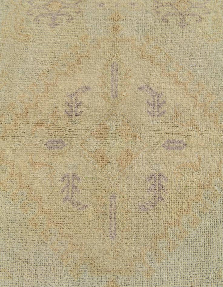 Detail image of 3' 5 x 4' 9 Hand Knotted Oushak Wool Rug