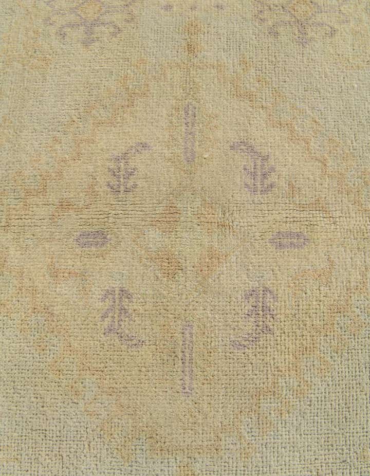 3' 5 x 4' 9 Hand Knotted Oushak Wool Rug
