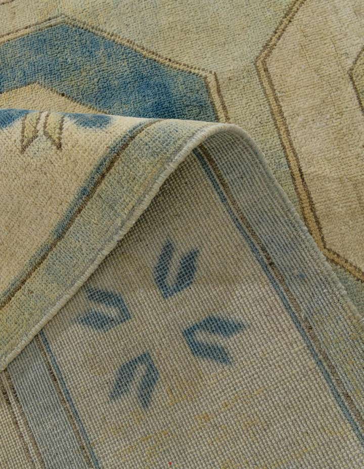7' 11 x 9' 8 Hand Knotted Oushak Wool Rug