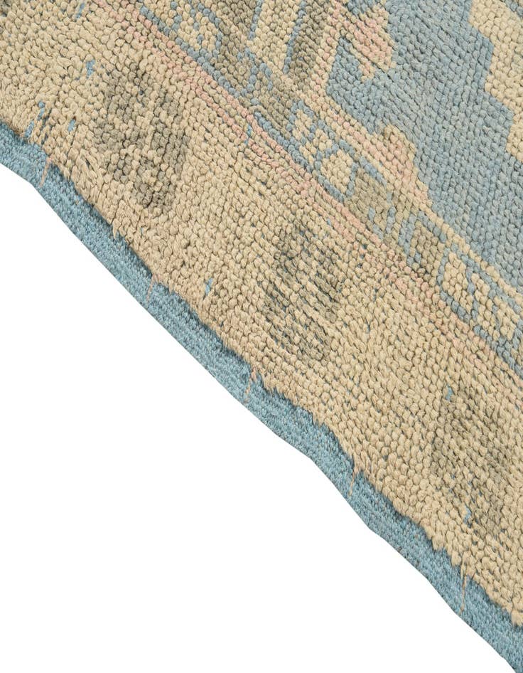 Detail image of 6' 1 x 9' 5  Hand Knotted Oushak Wool Rug