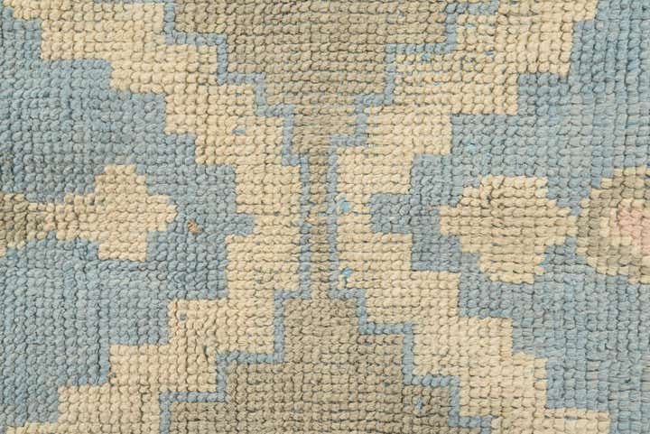 6' 1 x 9' 5 Hand Knotted Oushak Wool Rug