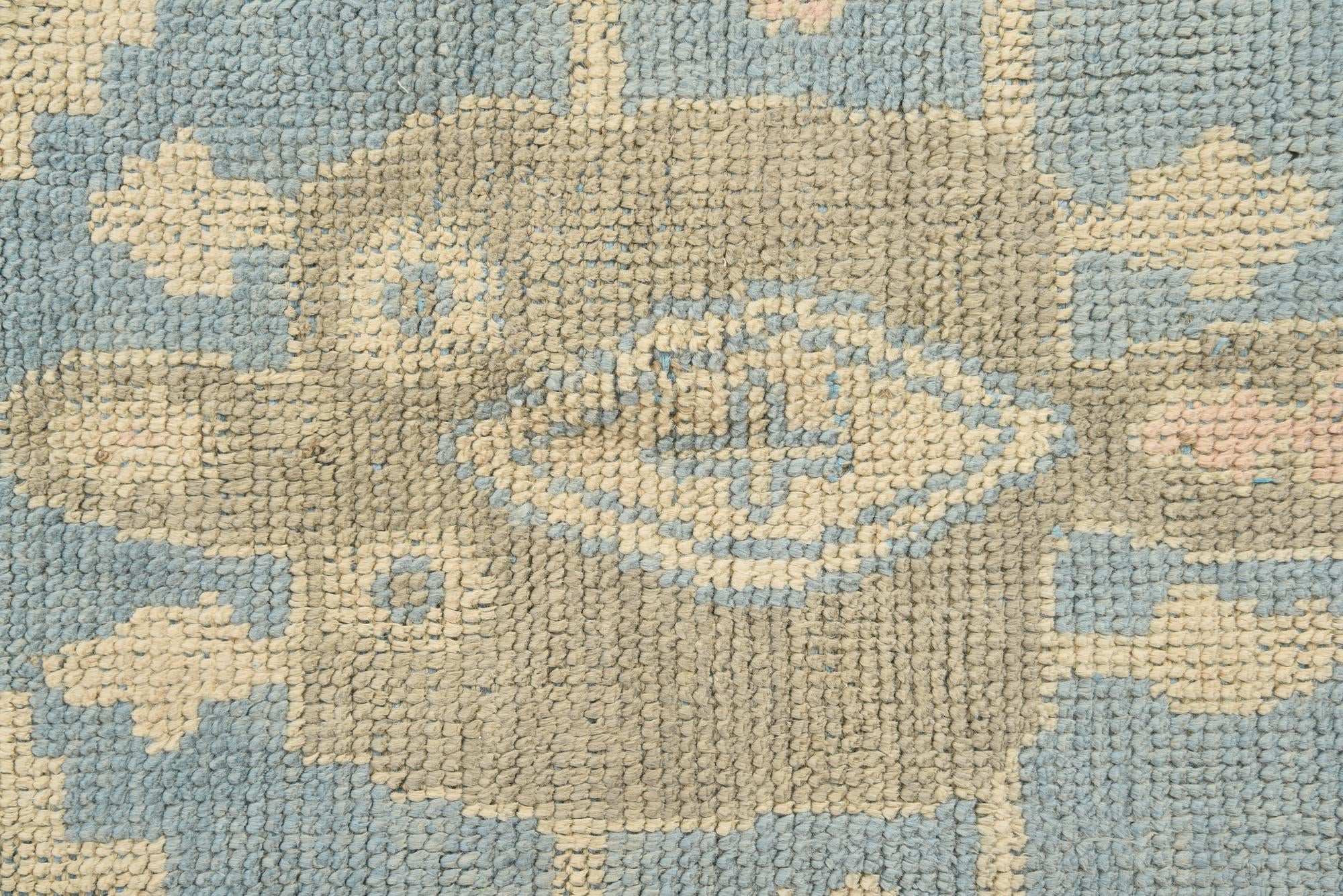 6' 1 x 9' 5 Hand Knotted Oushak Wool Rug