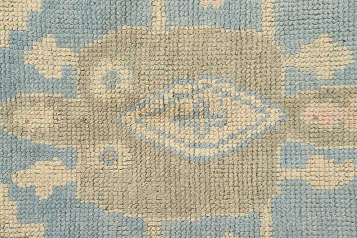 6' 1 x 9' 5 Hand Knotted Oushak Wool Rug