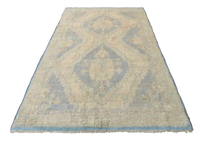 5' 8 x 9' Hand Knotted Oushak Wool Rug