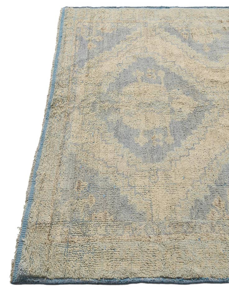 Detail image of 5' 8 x 9' Hand Knotted Oushak Wool Rug