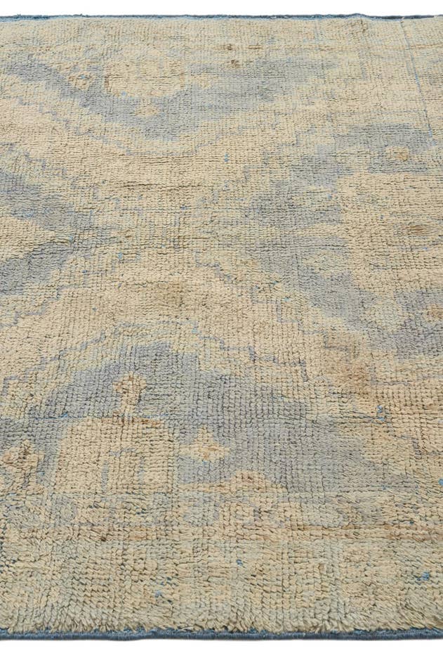 Detail image of 5' 8 x 9' Hand Knotted Oushak Wool Rug
