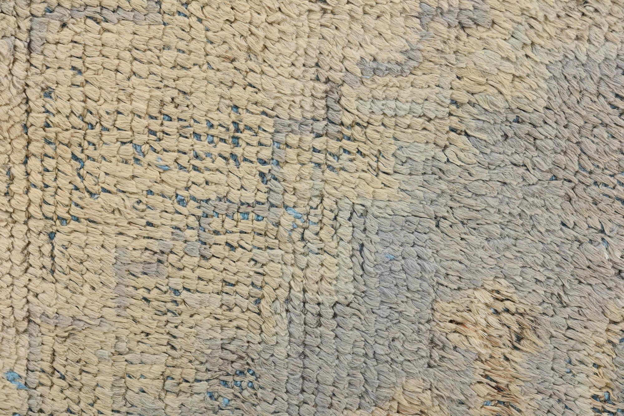 5' 8 x 9' Hand Knotted Oushak Wool Rug