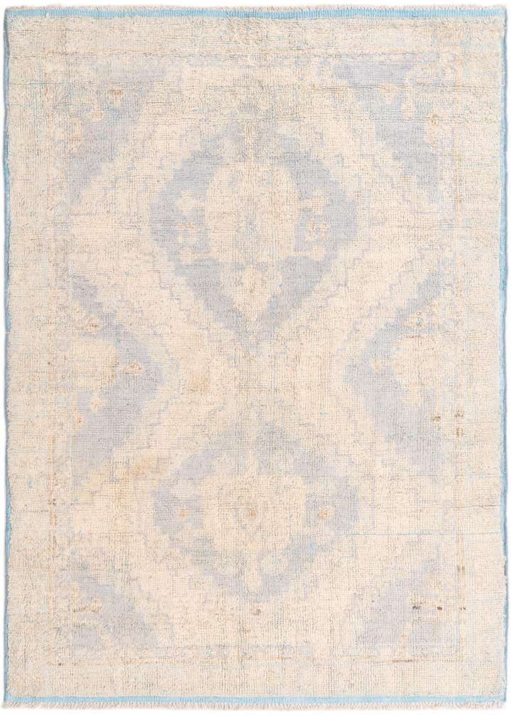 5' 8 x 9' Hand Knotted Oushak Wool Rug