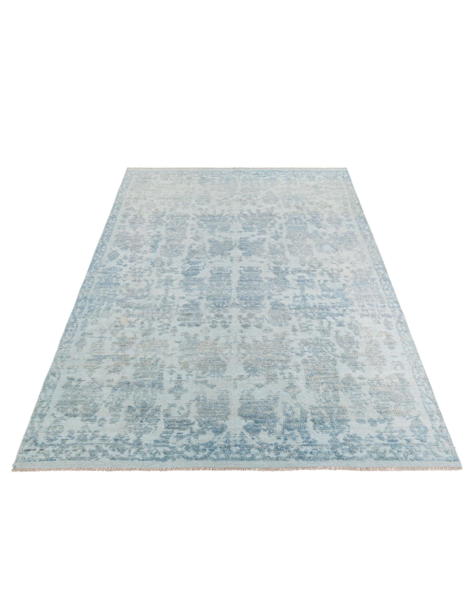 8' 4 x 10' 9 Hand Knotted Oushak Wool Rug