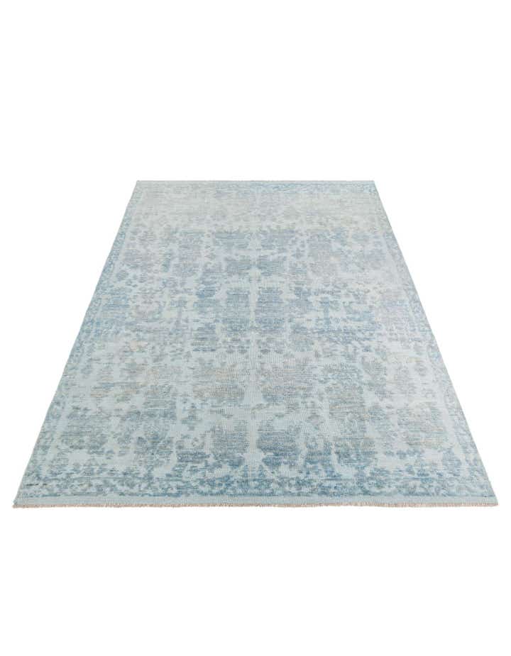 8' 4 x 10' 9 Hand Knotted Oushak Wool Rug