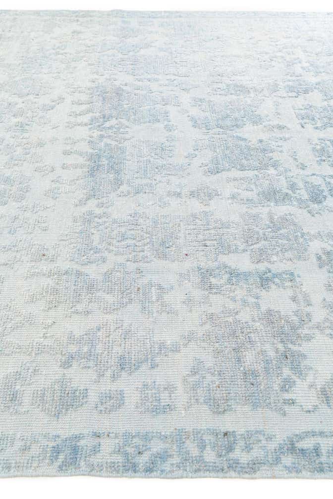 8' 4 x 10' 9 Hand Knotted Oushak Wool Rug