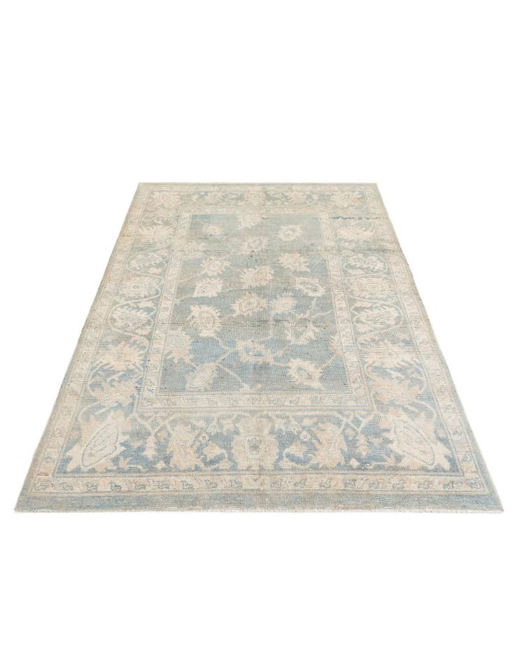 Detail image of 5' 5 x 8' 1  Hand Knotted Oushak Wool Rug