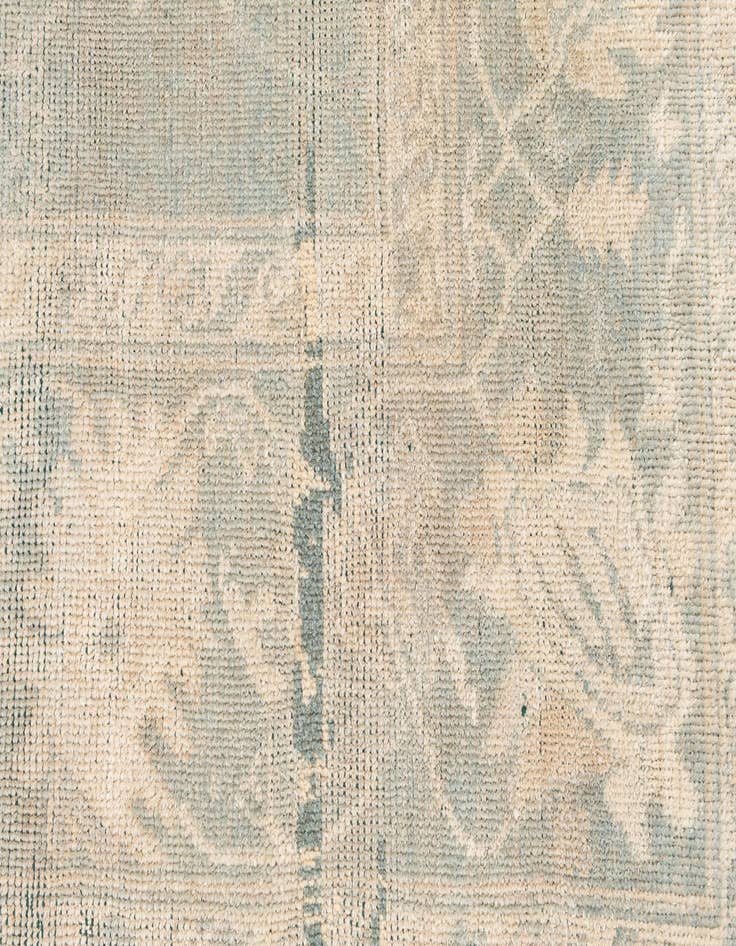 Detail image of 5' 5 x 8' 1  Hand Knotted Oushak Wool Rug