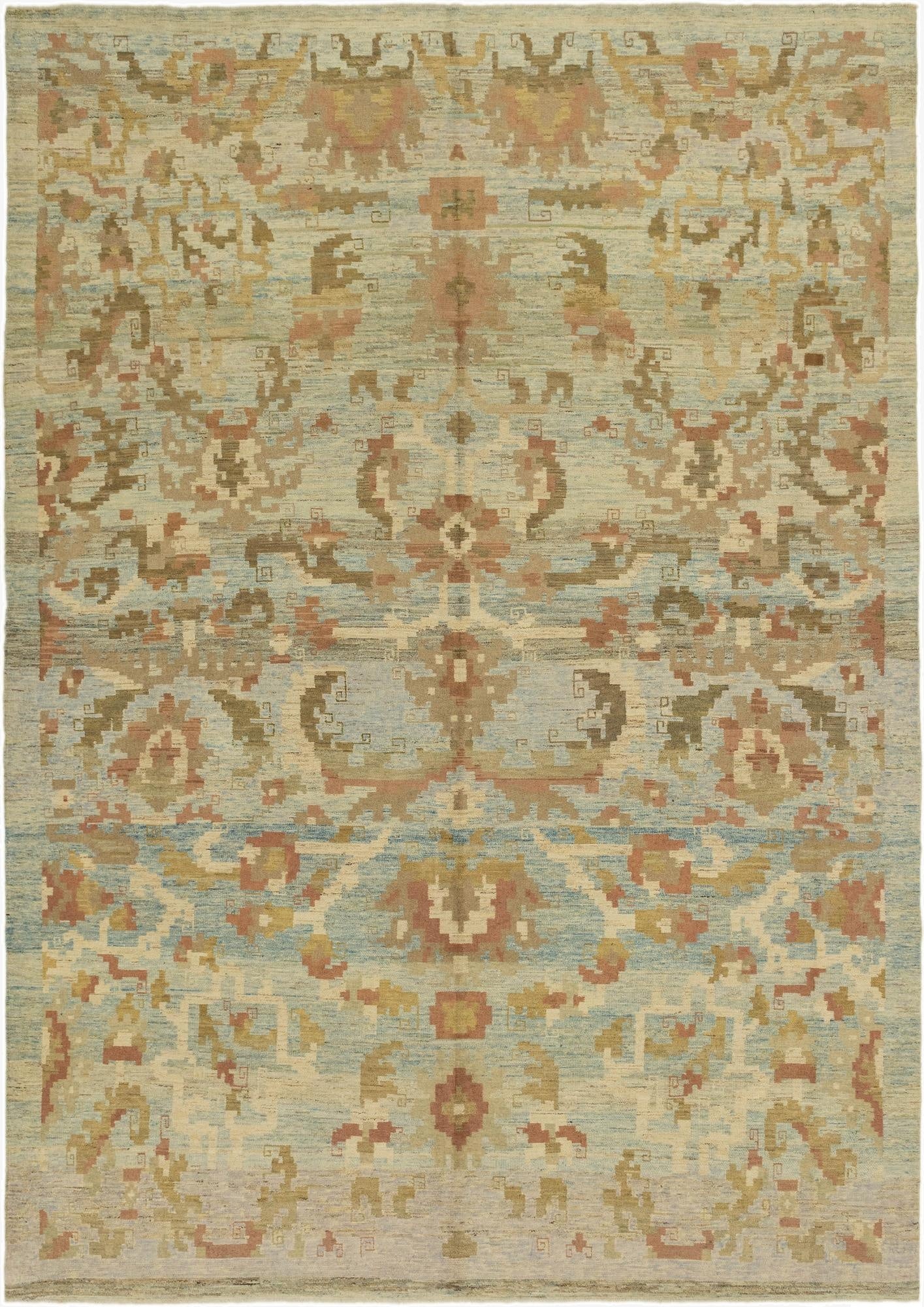 11' 6 x 16'  Hand Knotted Oushak Wool Rug