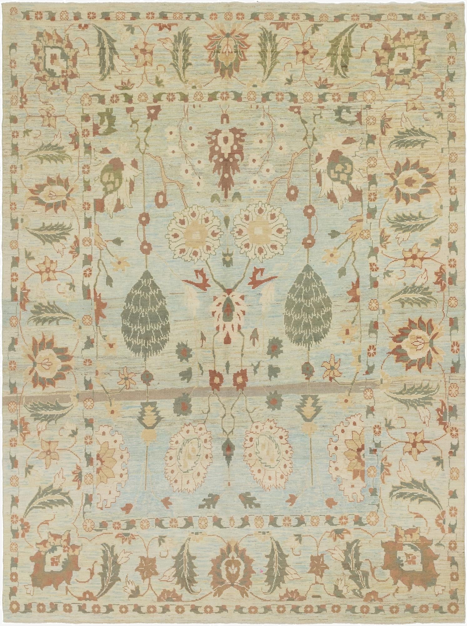 11' 10 x 16'  Hand Knotted Oushak Wool Rug