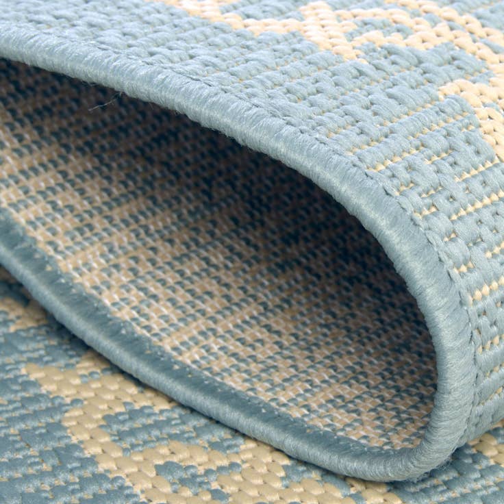 Detail image of 5' x 8' Easy-Clean Botanical Indoor / Outdoor Rug