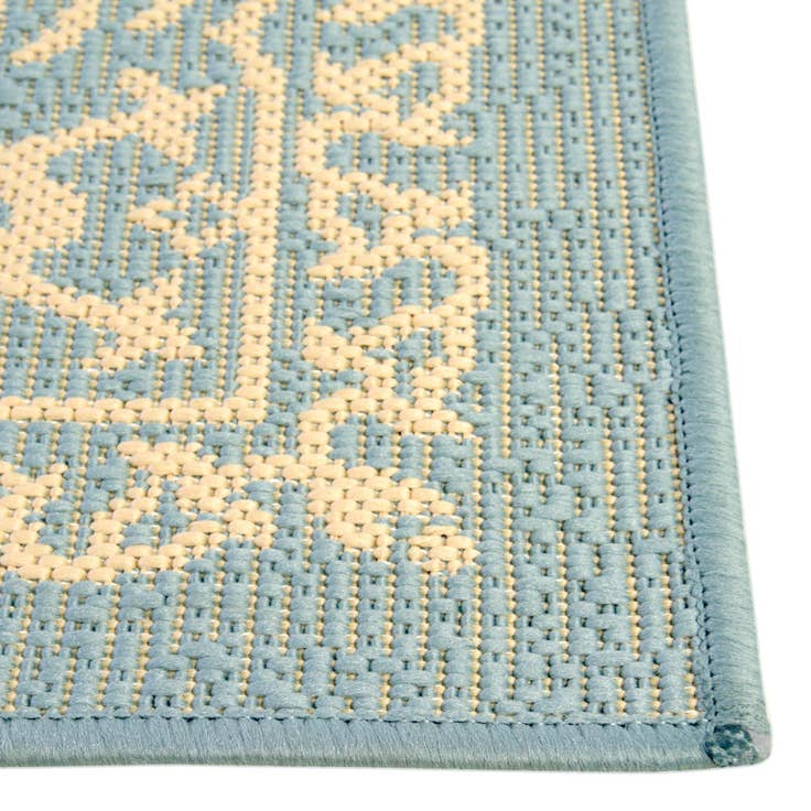 Detail image of 2' x 3' Easy-Clean Botanical Indoor / Outdoor Rug