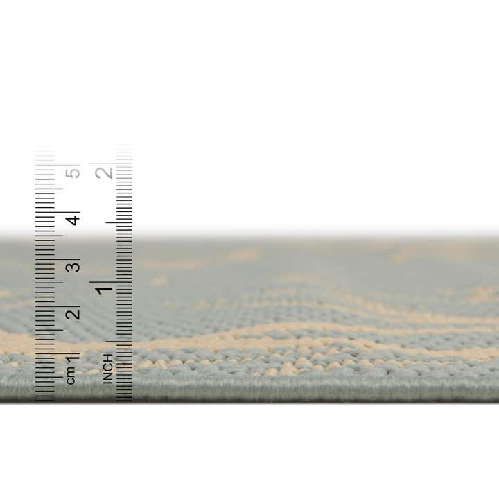 5' x 8' Easy-Clean Botanical Indoor / Outdoor Rug