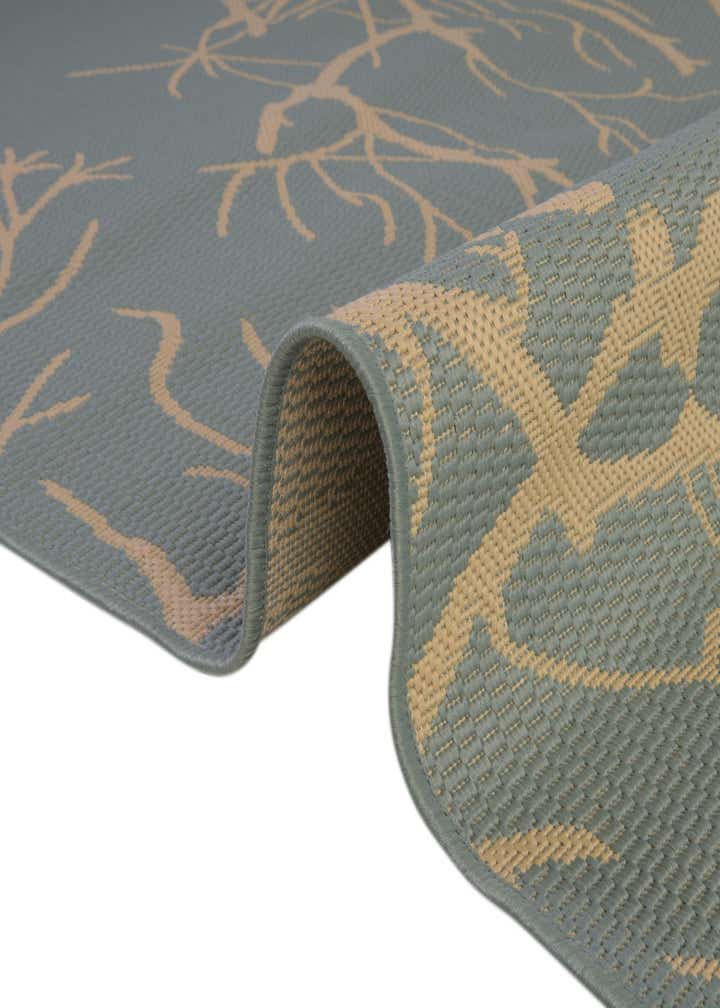 9' x 12' 2 Easy-Clean Botanical Indoor / Outdoor Rug