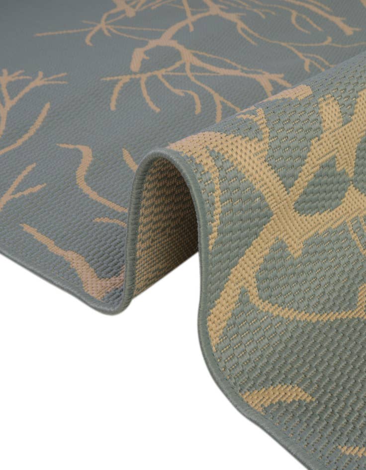 Detail image of 9' x 12' 2 Easy-Clean Botanical Indoor / Outdoor Rug