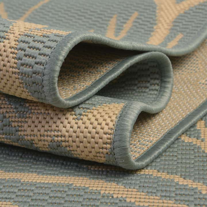 5' x 8' Easy-Clean Botanical Indoor / Outdoor Rug