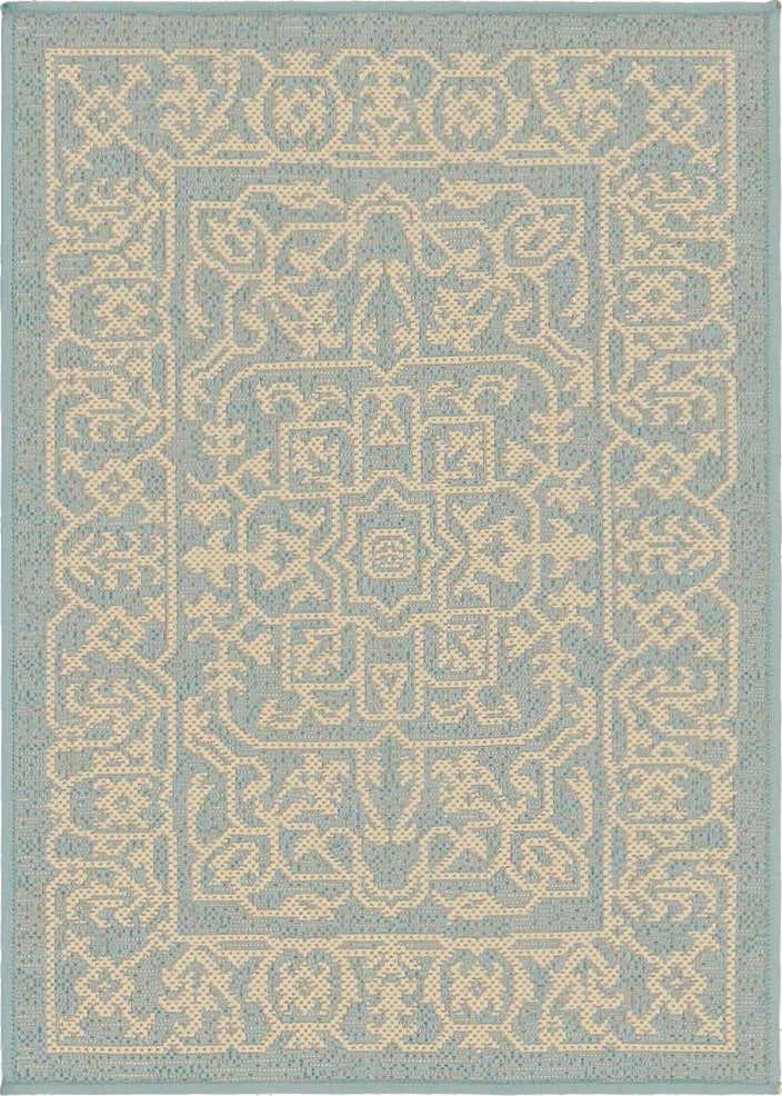 2' x 3' Easy-Clean Botanical Indoor / Outdoor Rug